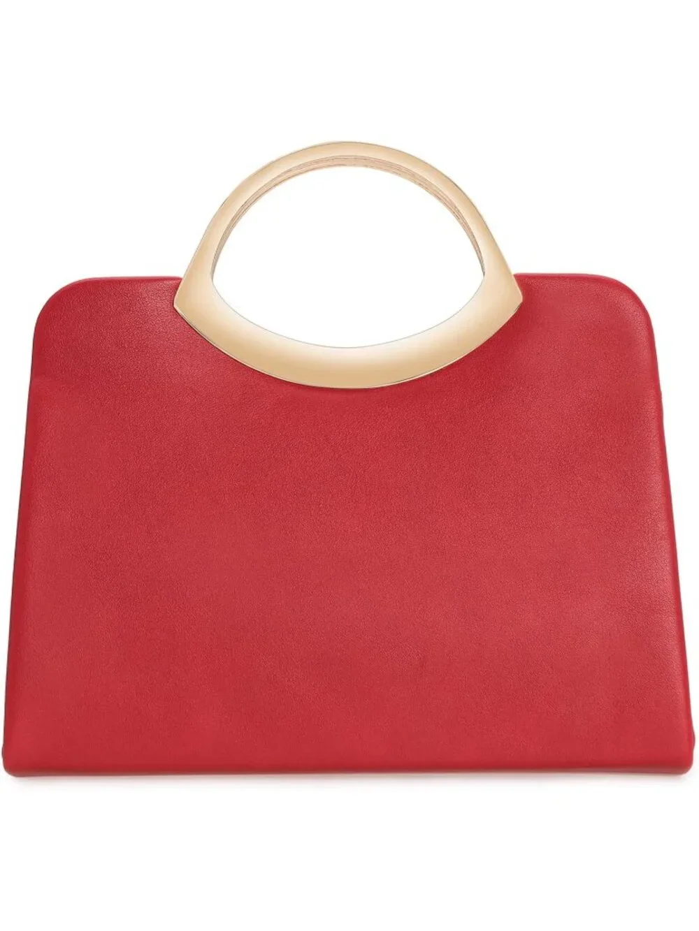 👜Women's Red Small Dressy Handbag Evening Bag Circle Handle Elegant Purse